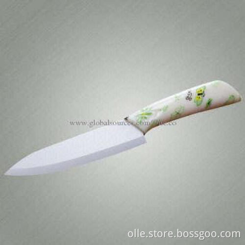 Water Transfer Printing Process Ceramic Kitchen Knife